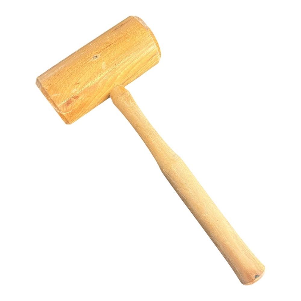 Vintage Wood Link Star Hickory Mallet- No. LS-2 13" Made Salem, IN USA - Picture 2 of 6